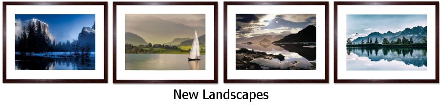 New Landscape Framed Prints